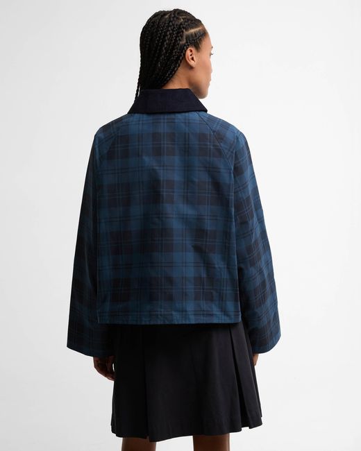 Barbour Blue Baiton Casual Tartan Jacket