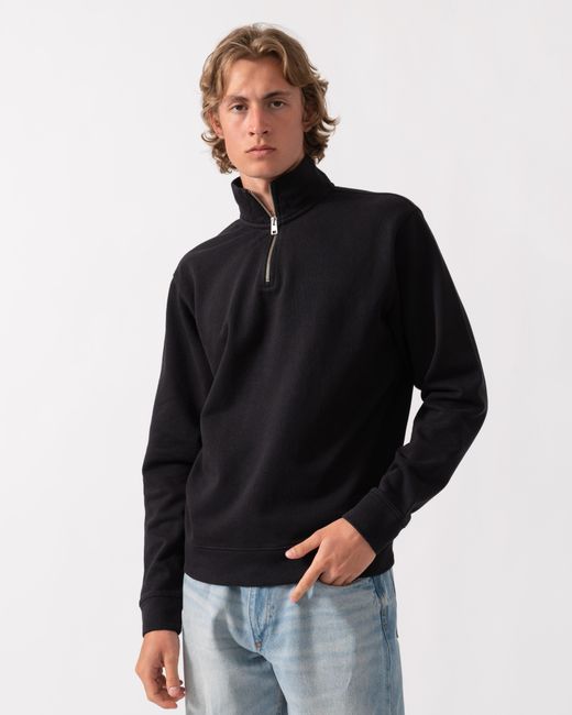 Woolrich Black American Half Zip Sweatershirt Size: S for men