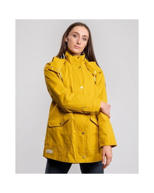 Joules Yellow Coastal Mac Coast