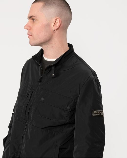 Barbour Black Morley Casual Jacket for men