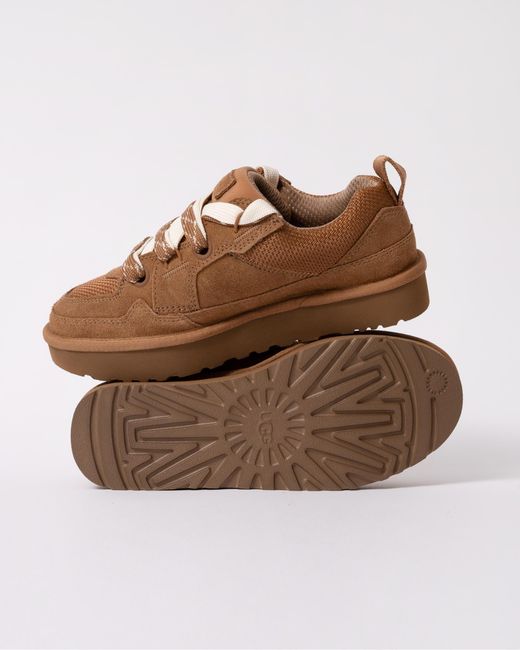 Ugg Brown Lo Lowmel Trainers