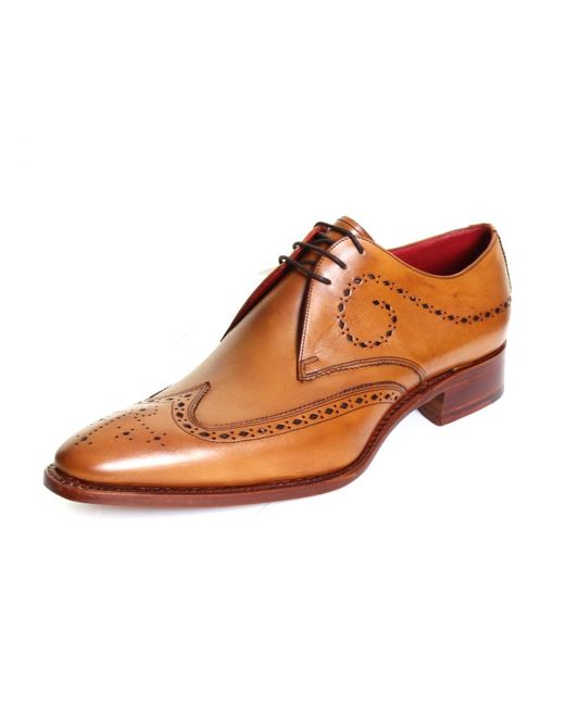 Jeffery West Brown Brilleaux Classic Wing Gibson Mens Shoe for men