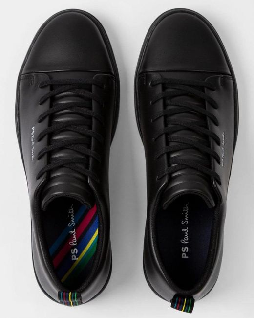 Paul Smith Black Ps Lee Tonal Leather Trainers for men