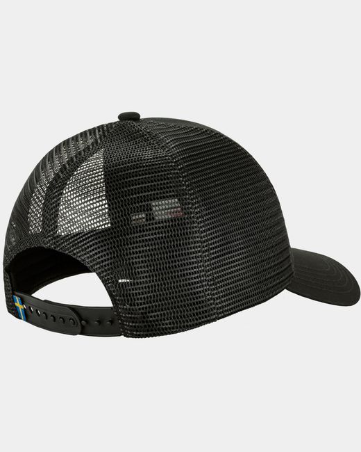 Fjallraven Black Langtradarkeps Unisex Cap