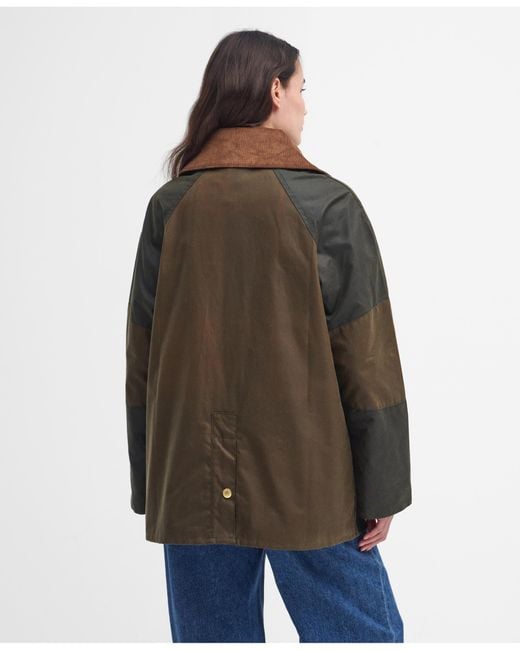 Barbour Gray Allerston Wax Jacket Colour: Archive/Beech/Ancient