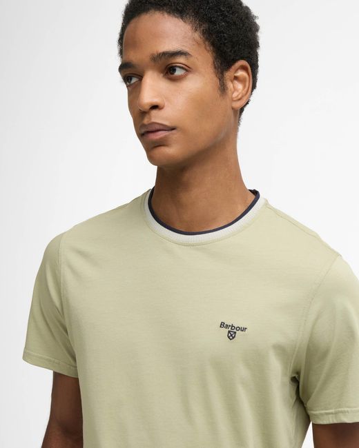 Barbour Green Cornsay Tailored T-Shirt for men