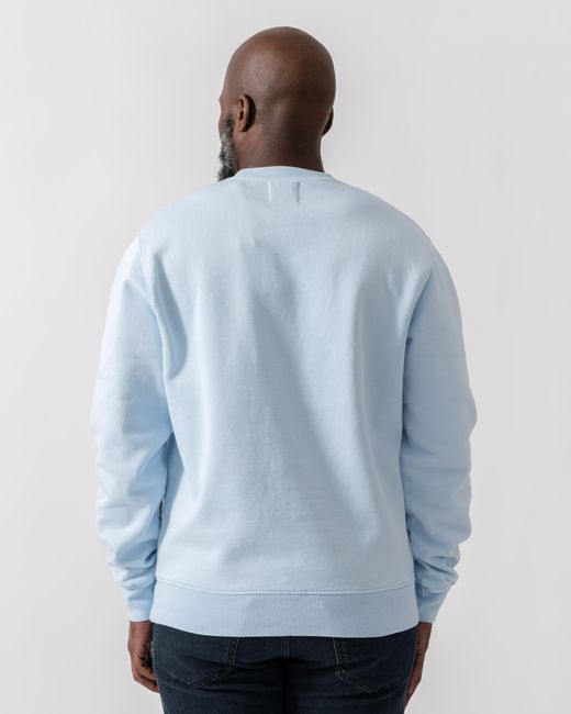COLORFUL STANDARD Blue Classic Organic Crew Neck Sweatshirt for men
