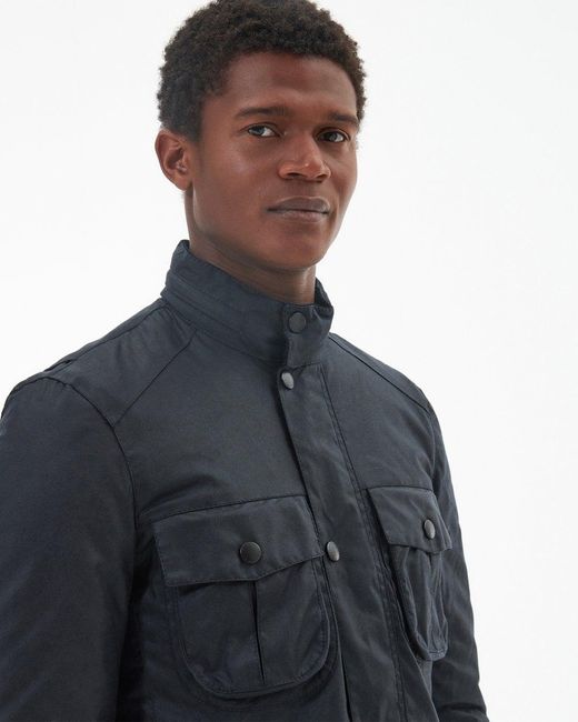Barbour Blue Corbridge Wax Jacket for men