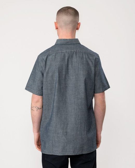 Paul Smith Gray Ps Regular Fit Short Sleeve Bs Zebra Shirt Size: L for men