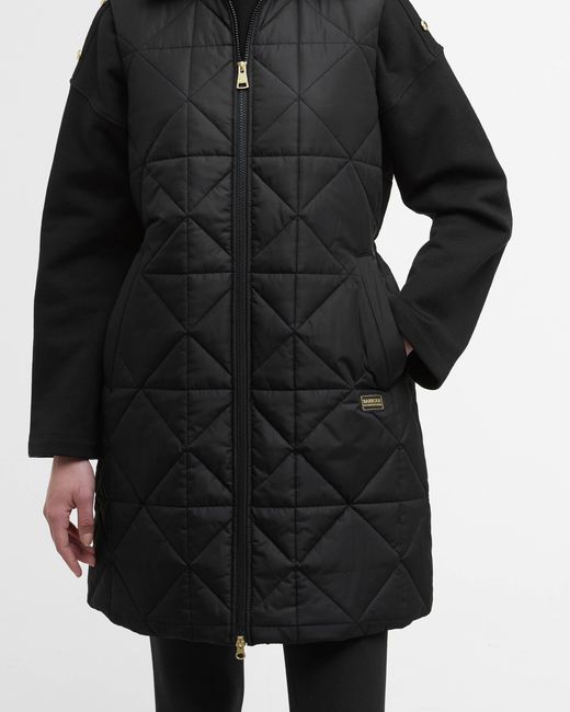 Barbour Black Reno Quilted Gilet