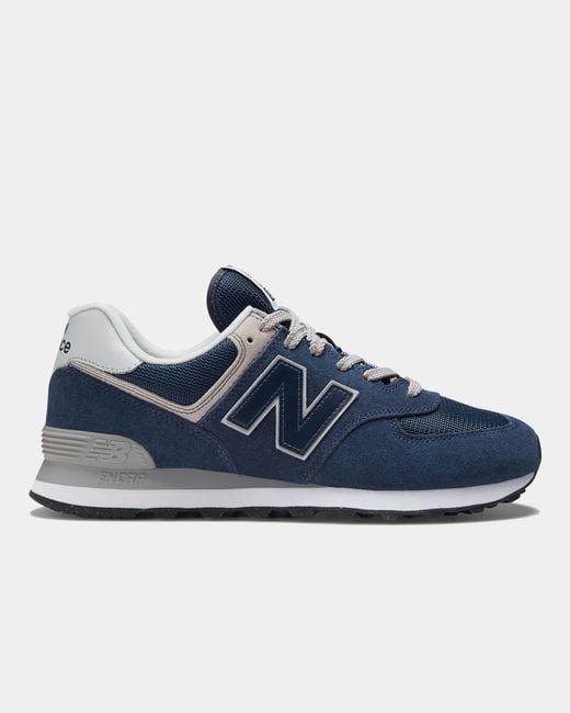 New Balance Blue 574 Sport Evergreen Trainers for men