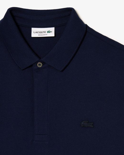 Lacoste Blue Smart Paris Stretch Cotton Polo Shirt for men