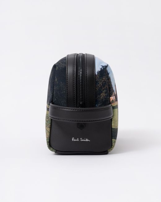 Paul Smith Blue Mini Graphic Washbag for men