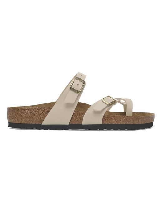 Birkenstock Brown Mayari Birko Flor Sandals