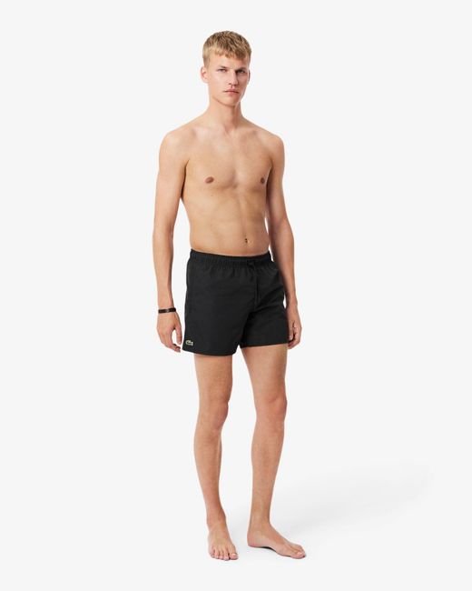 Lacoste Black Light Quick-Dry Swim Shorts for men