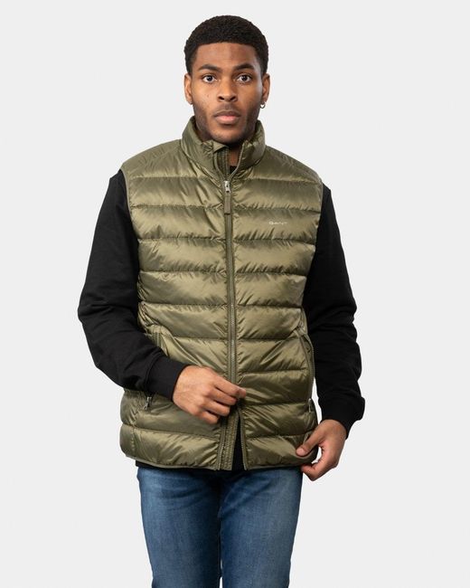Gant Green Light Down Gilet for men