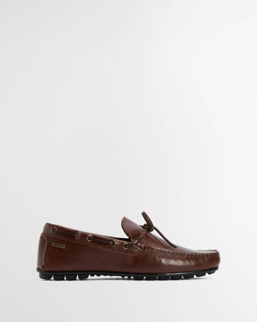 Barbour Brown Courage Driving Shoes for men