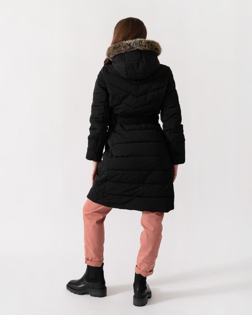Joules Black Aspen Long Parka