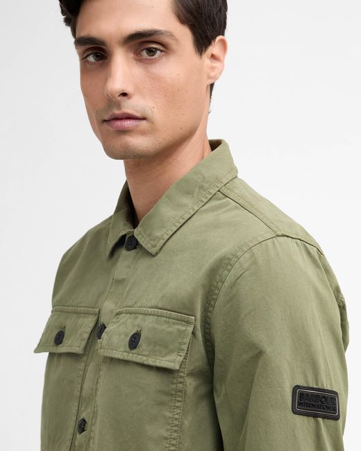 Barbour Green Arlo Overshirt for men