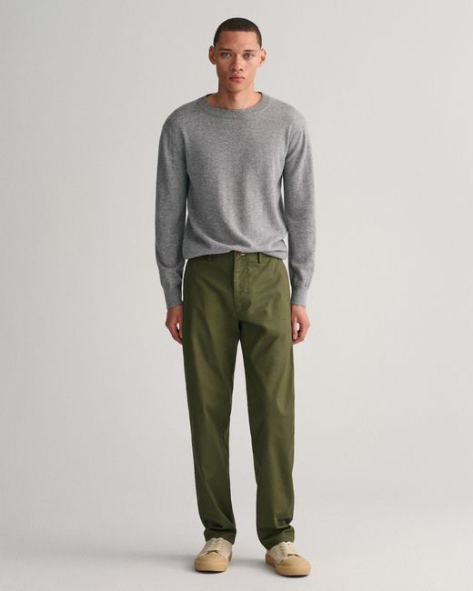 Gant Green Regular Fit Tech Prep Chinos for men