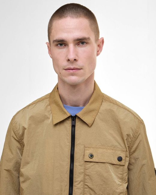 Barbour Blue Inline Overshirt for men
