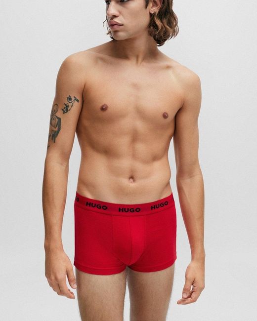 HUGO Red Triple Pack Trunks for men