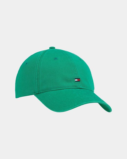 Tommy Hilfiger Green Essential Flag Soft Cap