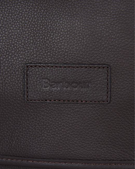 Barbour Blue Unisex Leather Briefcase