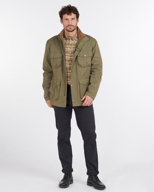 Barbour Green Sanderling Casual Jacket for men