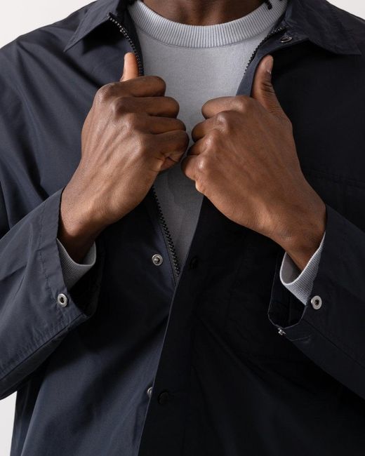 ARMANI EXCHANGE Blue Overshirt for men