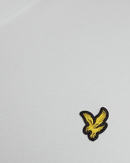 Lyle & Scott White Fine Tipped T-Shirt for men