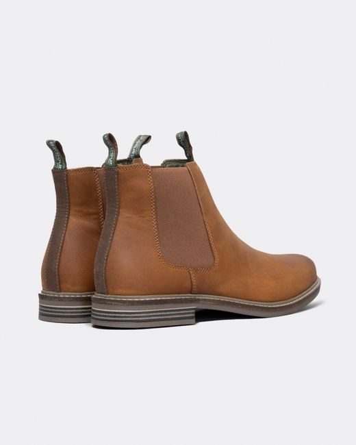 Barbour Brown Farsley Chelsea Boots for men