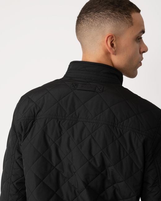 Gant Black Quilted Windcheater Jacket for men