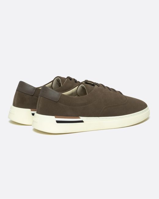 Boss Multicolor Clint Suede Cupsole Trainers
