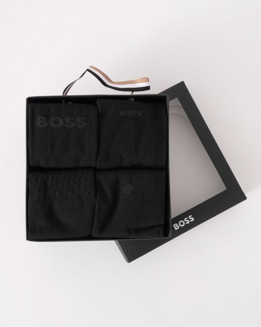 Boss Black 4 Pack Rs Iconic Sock Gift Set for men