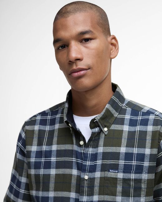 Barbour Blue Rasay Tailored Shirt for men
