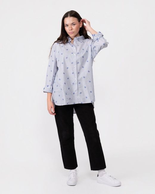Tommy Hilfiger Purple Ithaka Stripe Easy Fit Shirt
