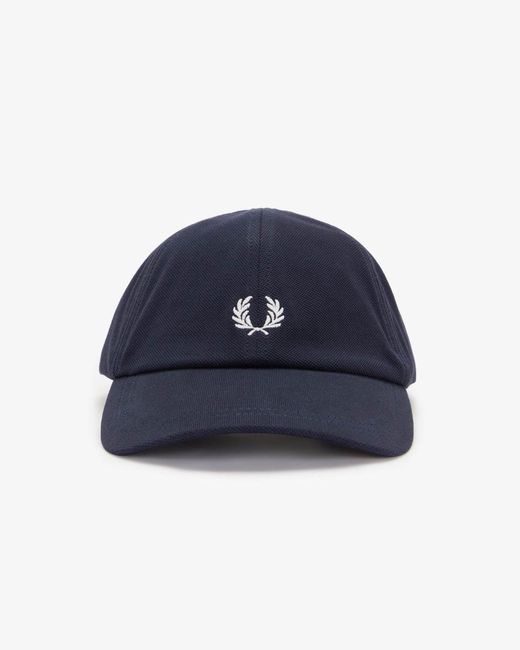 Fred Perry Blue Pique Classic Cap for men