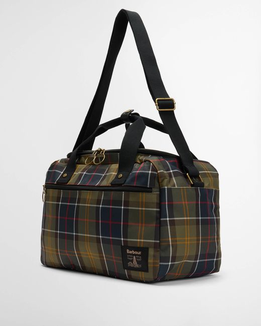 Barbour Blue Torridon Tartan Flight Bag
