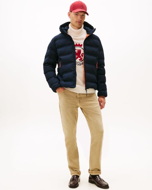 Tommy Hilfiger Blue Tech Heat Sealed Quilted Jacket for men