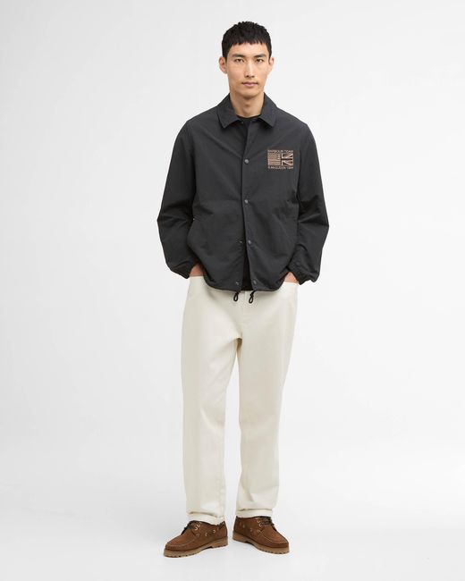 Barbour Black Coach Casual Jacket for men