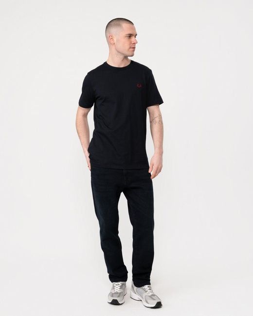 Fred Perry Black Crew Neck for men