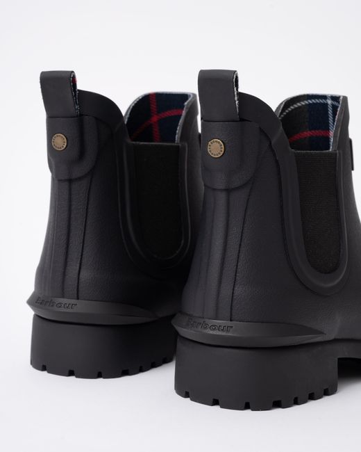Barbour Black Wilton Wellingtons