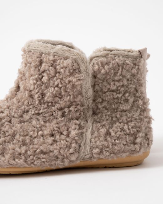 Ilse Jacobsen Natural Snippy Cosy Ankle Boot