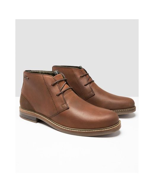 barbour readhead chukka boots cognac