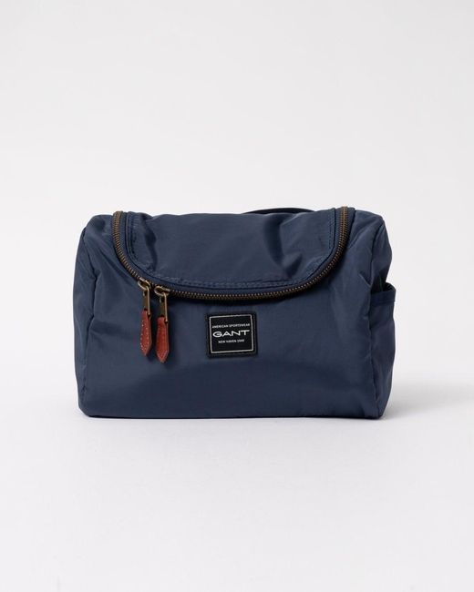Gant Blue Utility Wash Bag Colour: 433 Evening for men