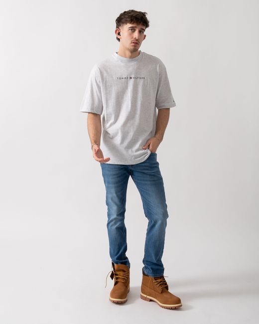 Tommy Hilfiger Gray Logo Lounge Tee for men