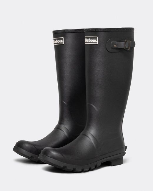 Barbour Black Bede Wellington Boots for men