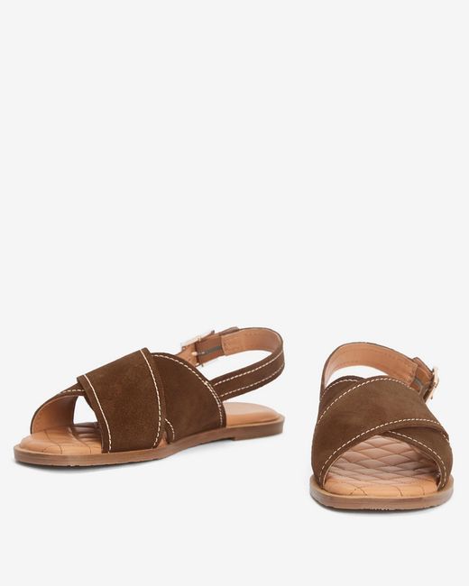 Barbour Brown Annie Sandals