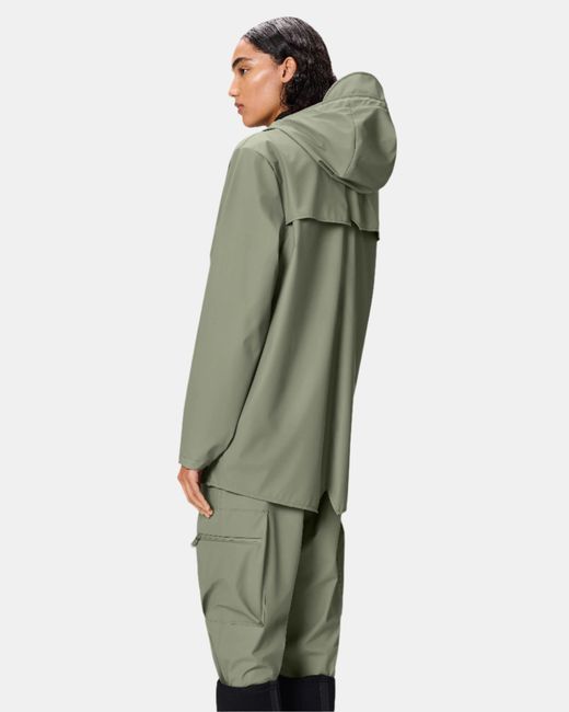 Rains Green Jacket